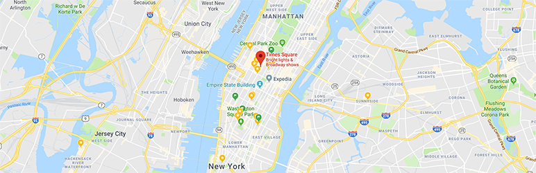 简单的Google地图短代码