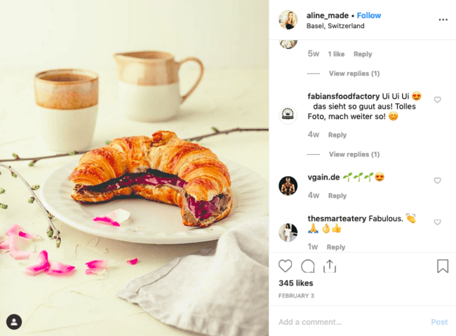Aline製作Instagram食物圖片