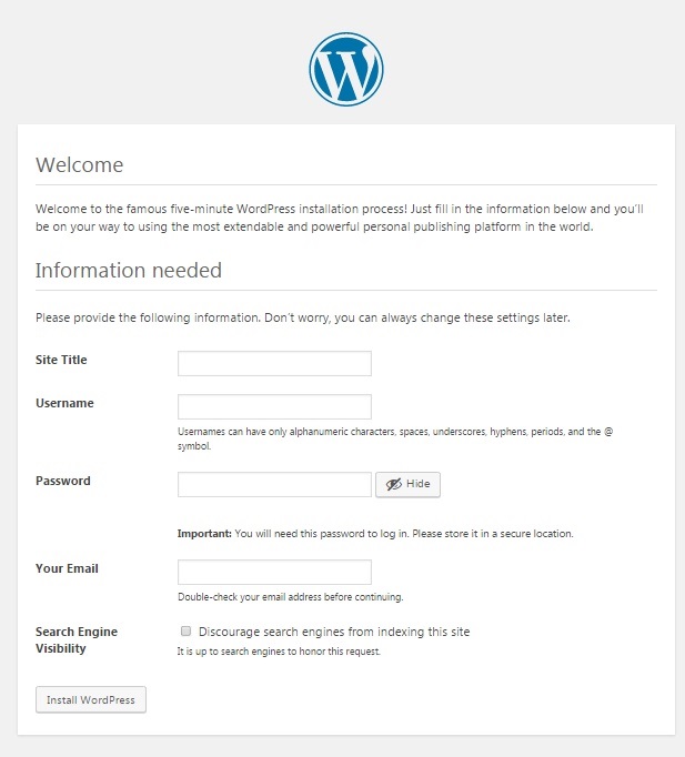 欢迎使用WordPress