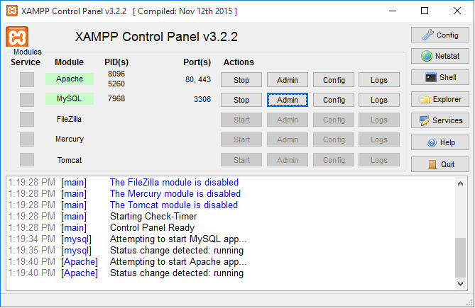 mysql-admin“width =”669“height =”435“srcset =”https://wpjian.com/wp-content/uploads/2019/05/mysql-admin.png 669w，https：// www。 wpblog.com/wp-content/uploads/2016/11/mysql-admin-600x390.png 600w，https：//www.wpblog.com/wp-content/uploads/2016/11/mysql-admin-300x195.png 300w，https：//www.wpblog.com/wp-content/uploads/2016/11/mysql-admin-580x377.png 580w“sizes =”（最大宽度：669px）100vw，669px“></p>
<p>您将导航到phpMyAdmin窗口。它将自动在您的屏幕上弹出。</p>
<p><img loading=