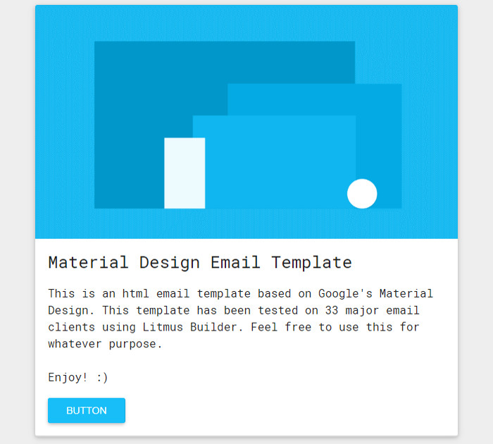 免费材料设计电子邮件模板