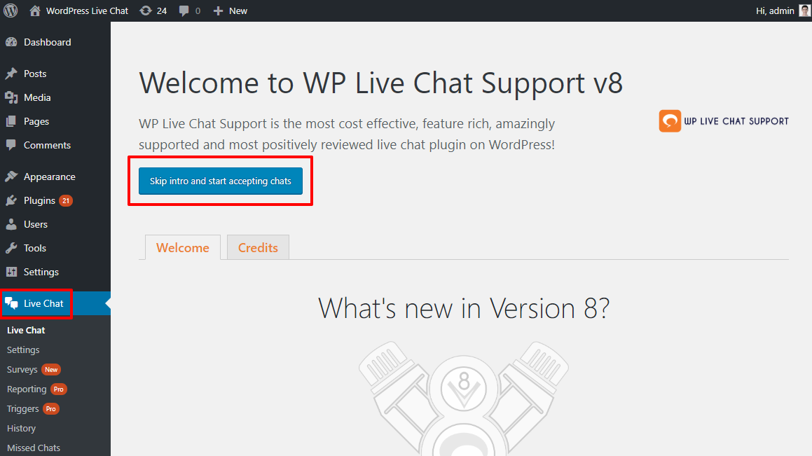 Wp-Live Chat支持插件