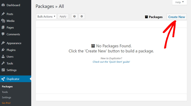 create-new-package-duplicator-plugin“width =”775“height =”430“class =”alignnone size-full wp-image-220761“srcset =”https://www.isitwp.com/wp-content/ uploads / 2018/07 / create-new-package-duplicator-plugin.jpg 775w，https：//www.isitwp.com/wp-content/uploads/2018/07/create-new-package-duplicator-plugin-300x166 .jpg 300w，https：//www.isitwp.com/wp-content/uploads/2018/07/create-new-package-duplicator-plugin-768x426.jpg 768w“sizes =”（最大宽度：775px）100vw ，775px“></p>
<p>接下来，您将看到如下图所示的页面。单击“下一步”按钮以启动包构建过程。 </p>
<p><img decoding=