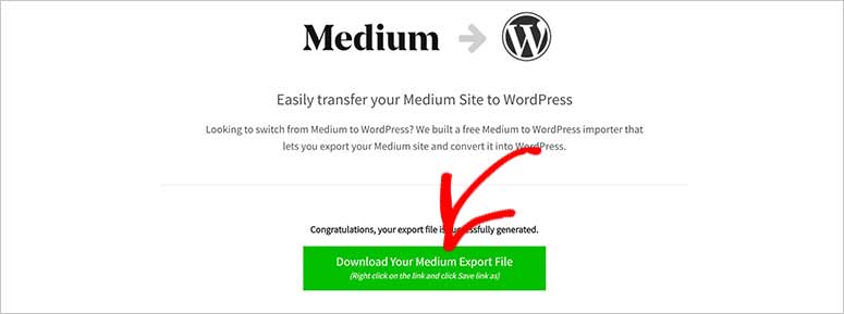 将Medium下载到WordPress文件