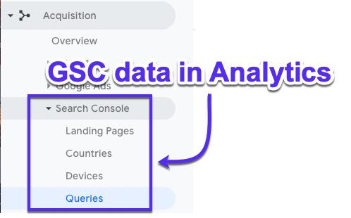 如何在Google Analytics中查看GSC数据