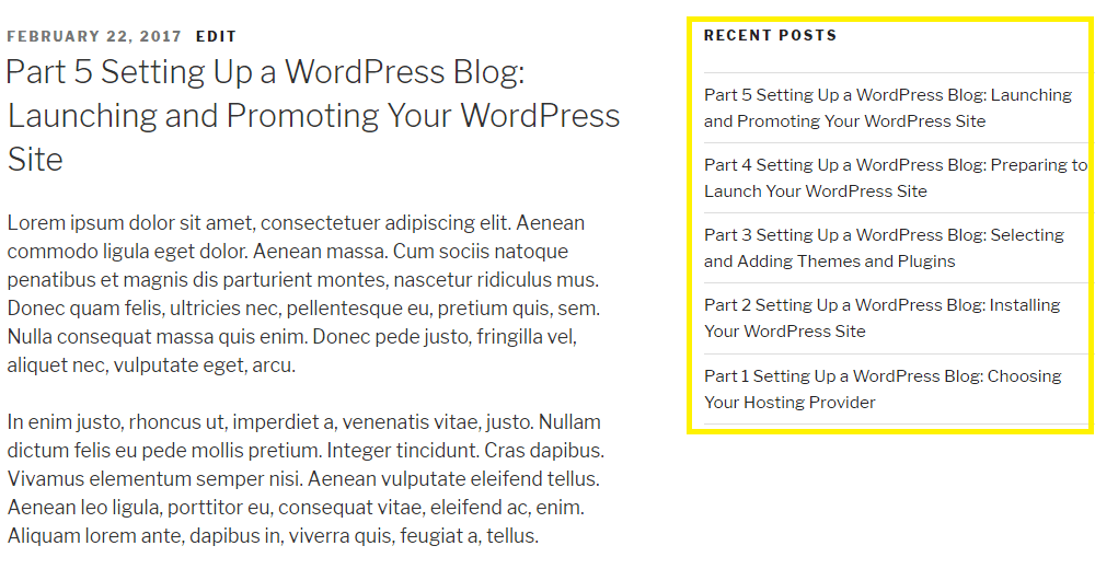 WordPress的默认排序顺序