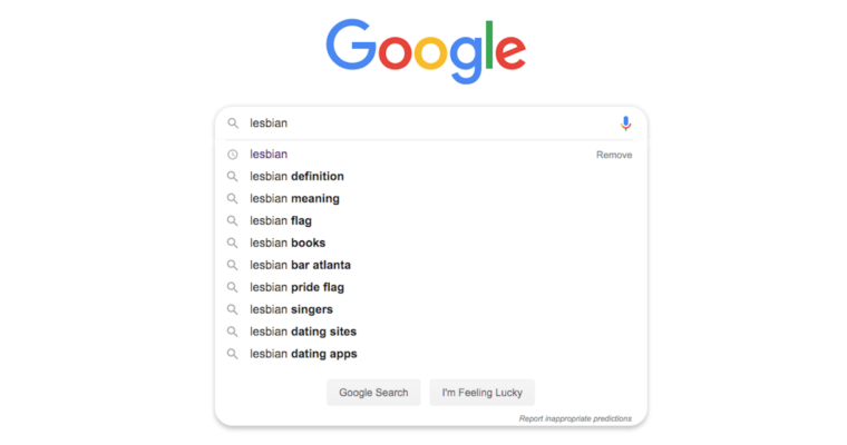 谷歌Algo更新删除女同性恋和更多搜索结果的色情