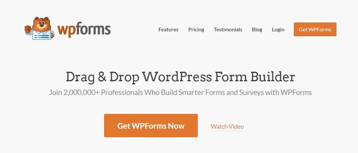 WPForms包含的工具可幫助您創建潛在客戶生成表單「width =」1378「height =」591