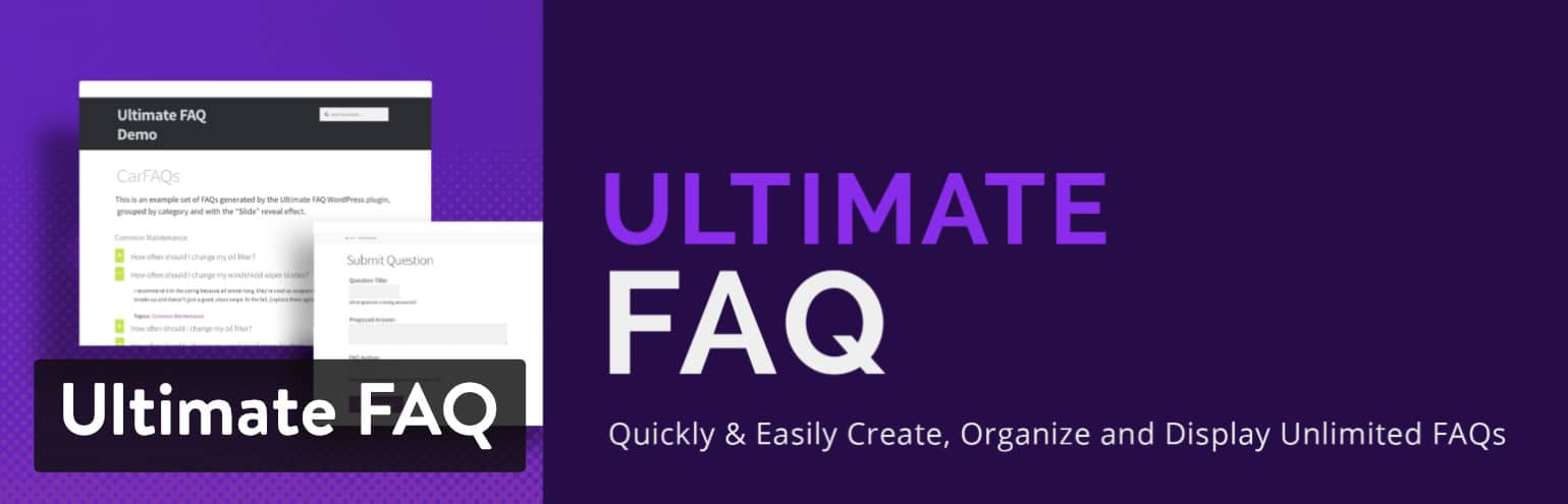 WordPress FAQ插件：Ultimate FAQ插件