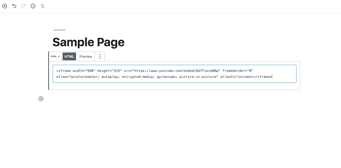 自定义HTML块