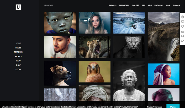 uncode-theme-photography-site「 width =」 775「 height =」 452「 class =」 alignnone size-full wp-image-223108「 srcset =」 https://www.isitwp.com/wp-content/uploads/ 2018/10 / uncode-theme-photography-site.jpg 775w，https://www.isitwp.com/wp-content/uploads/2018/10/uncode-theme-photography-site-300x175.jpg 300w，https： //www.isitwp.com/cn/wp-content/uploads/2018/10/uncode-theme-photography-site-768x448.jpg 768w「 size =」（最大寬度：775px）100vw，775px「></a></p>
<p>Uncode是最受歡迎的代碼之一 <a href=