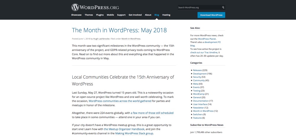 你應該遵循的WordPress博客 -  WordPress.org