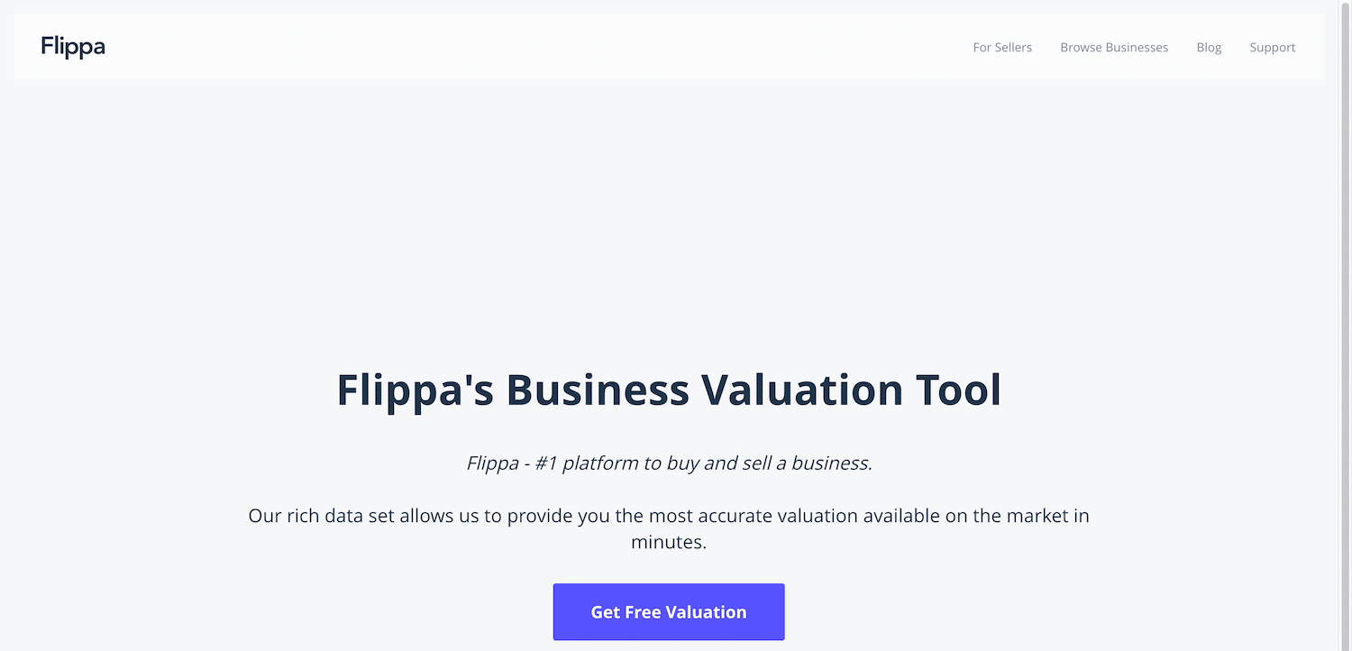我的網站價值多少：Flippa網站價值計算器