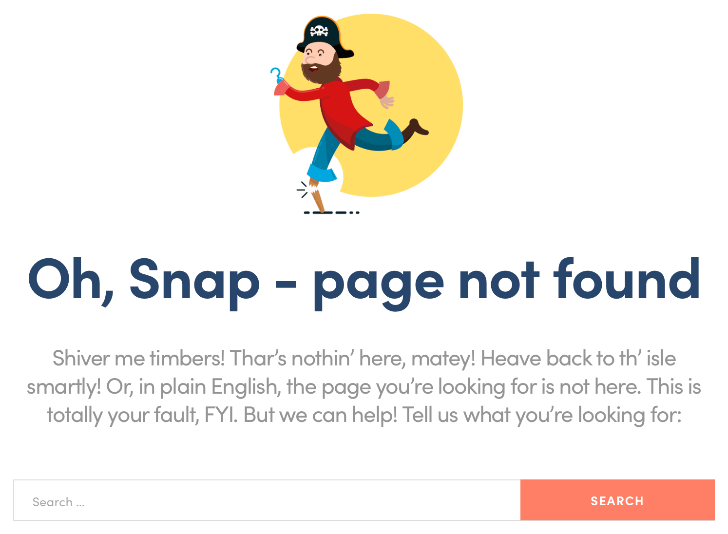 ThemeIsle 404错误页面。