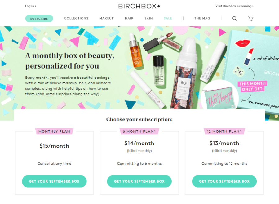 Birchbox订阅网站