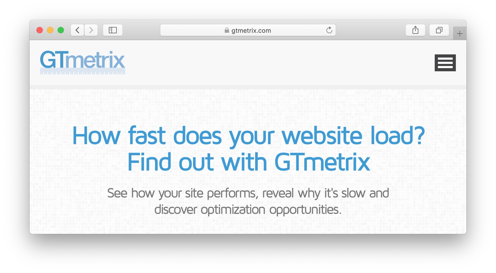 GTmetrix，PageSpeed Insights，Pingdom工具，WebPageTest