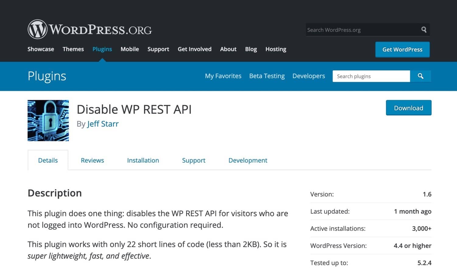 禁用WP REST API