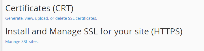 管理您的SSL证书。