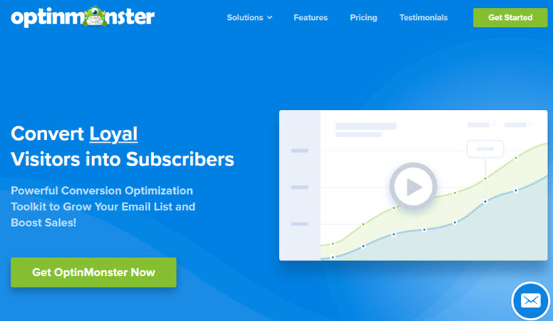 OptinMonster，銷售線索生成，營銷工具，電子郵件列表構建