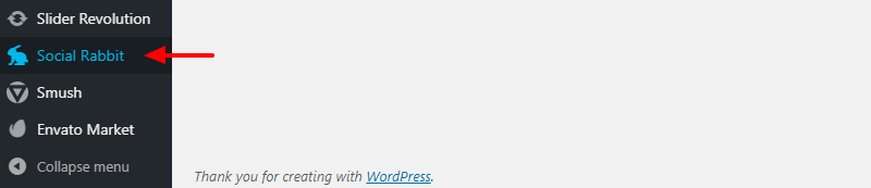 社會兔子WordPress菜單