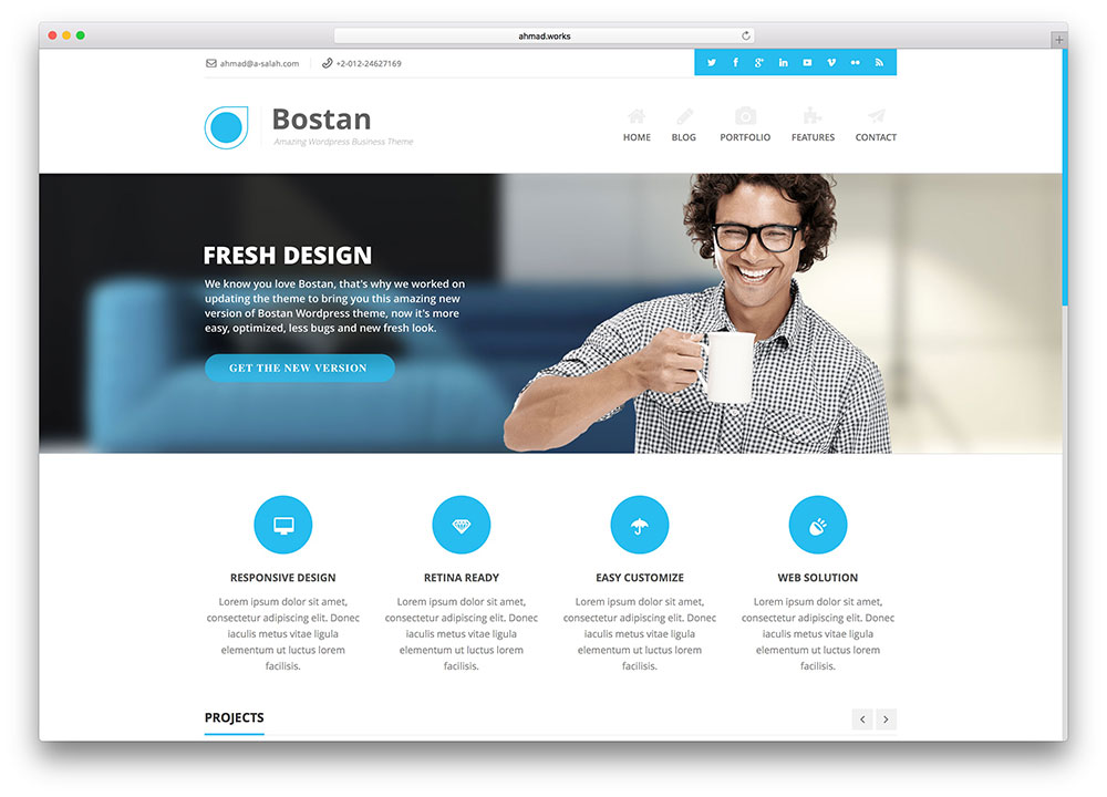 Bostan商业WordPress主题