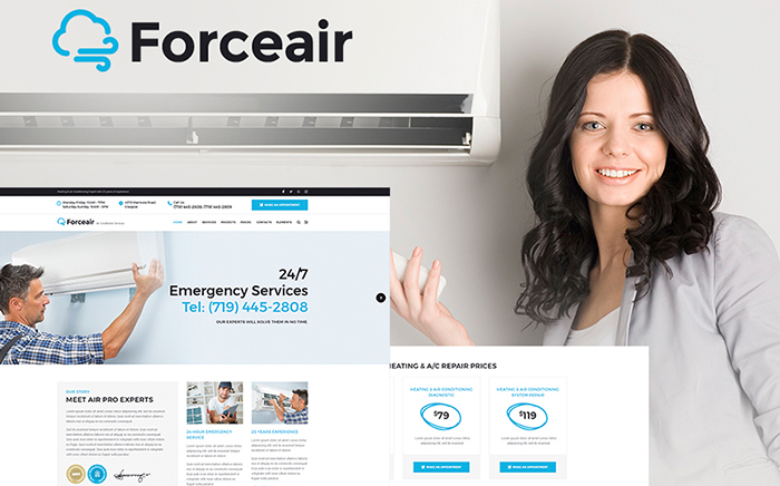 ForceAir elementor WordPress主題