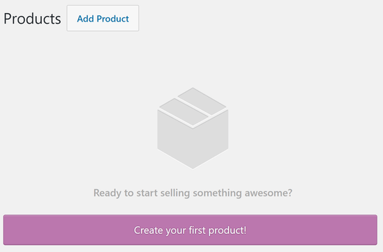 向WooCommerce添加新產品的選項。