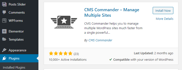 CMS Commander插件。