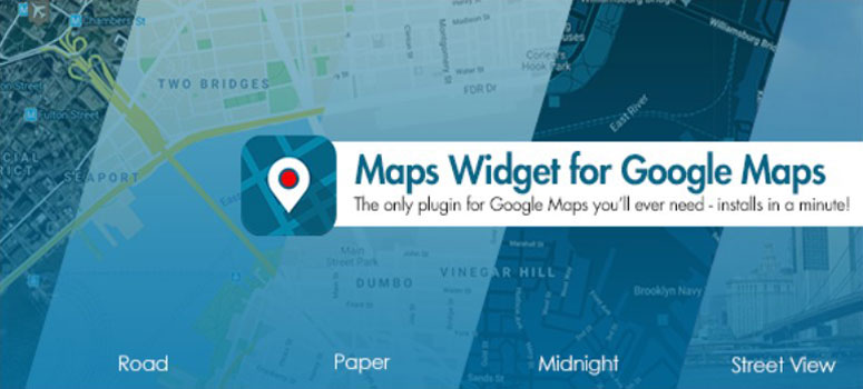 Google地圖的地圖小部件