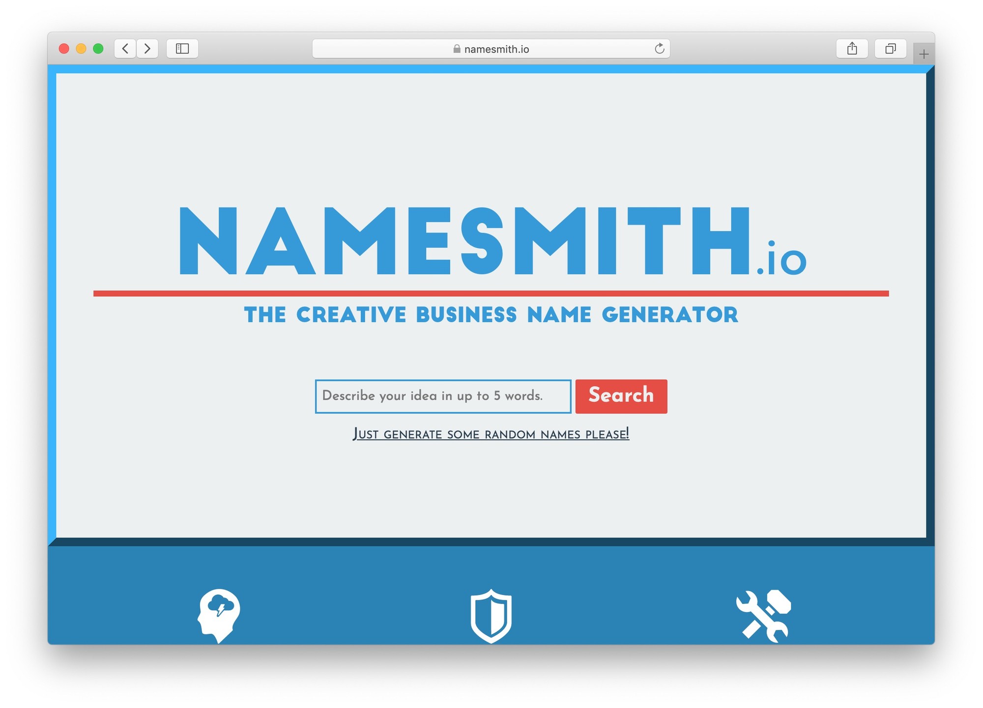 最佳免费企业名称生成器：NameSmith