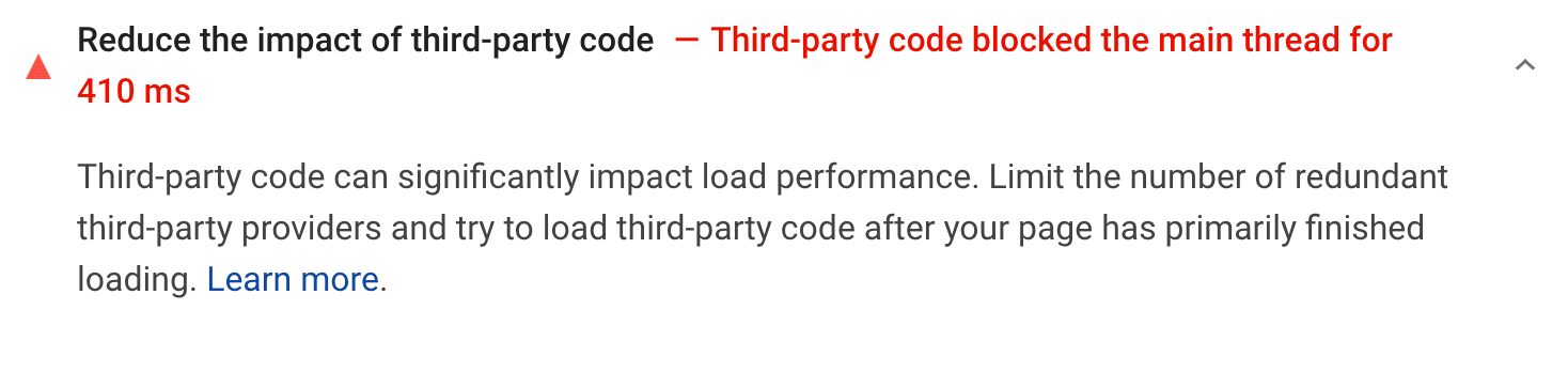 reduce thirdparty code