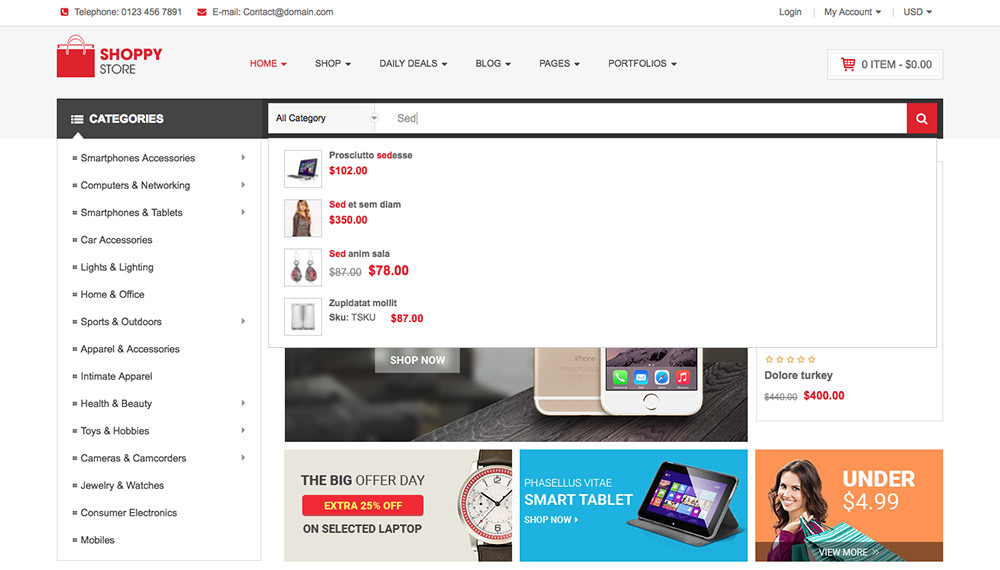 簡單的WooCommerce提示：ShoppyStore Ajax實時搜索