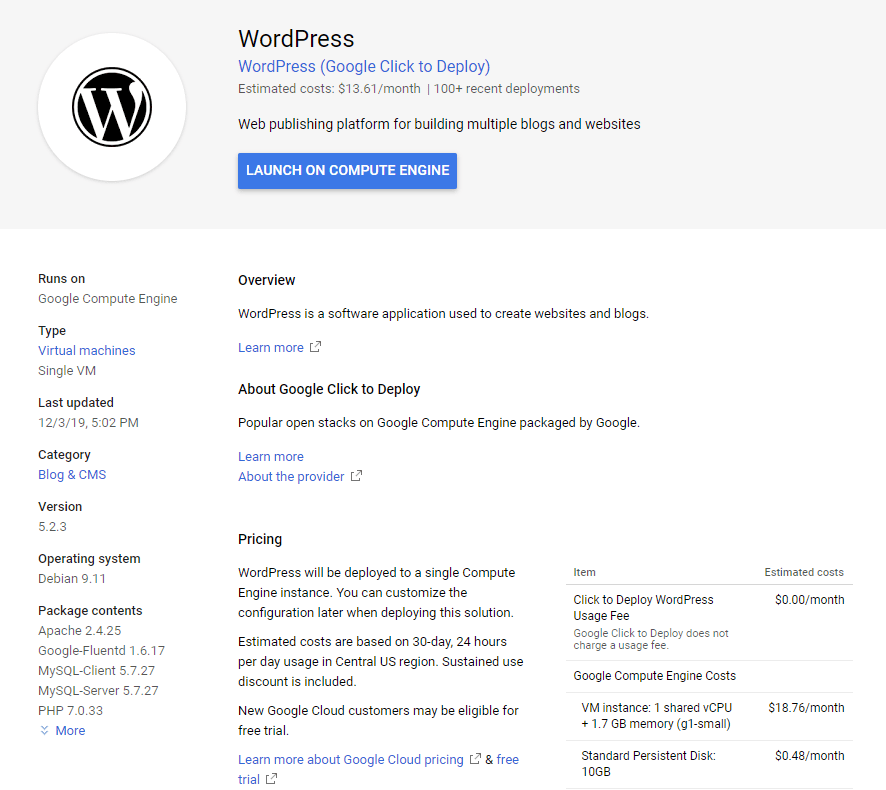 WordPress堆栈概述。