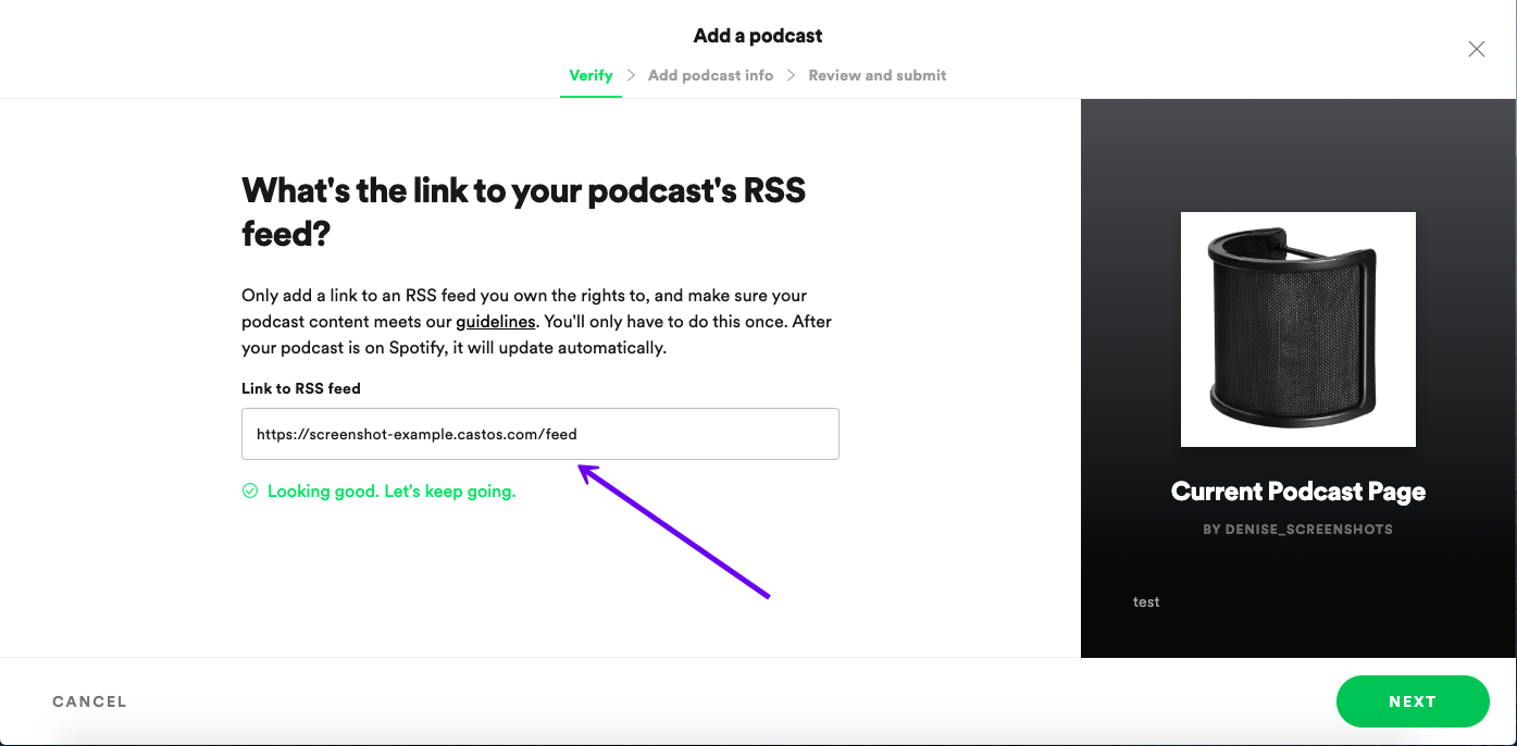 提交播客到Spotify與RSS feed