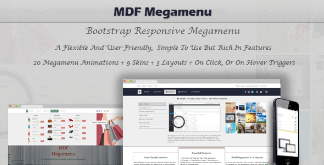 MDF Mega Menu wordpress插件