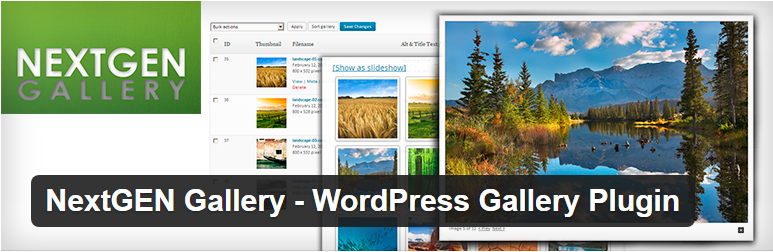 NextGEN Gallery WordPress照片画廊插件