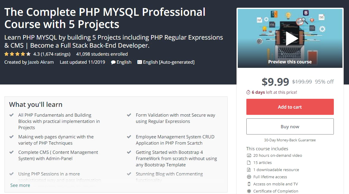 PHP MySQL課程