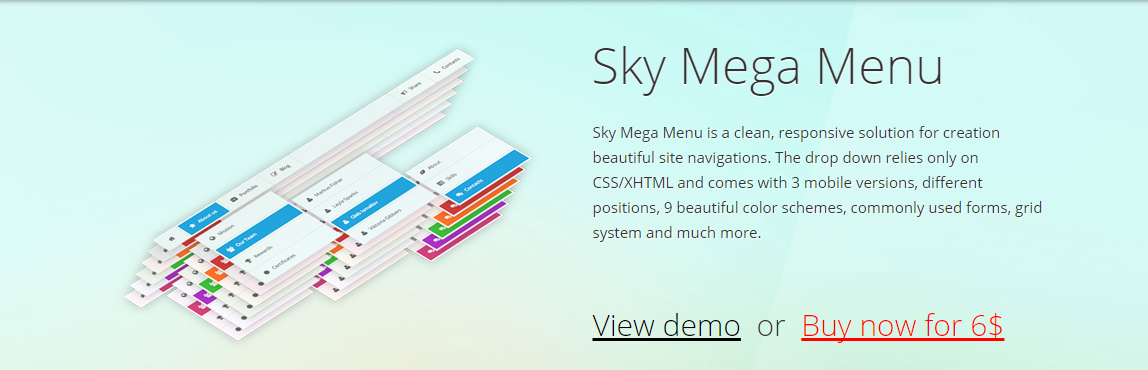 Sky Mega菜单插件