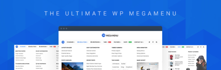 WP Mega Menu wordpress插件