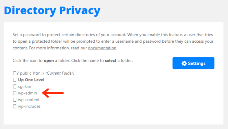 Directory-Privacy-Folders