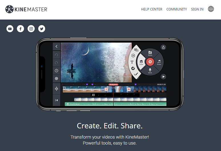 KineMaster，視頻編輯器