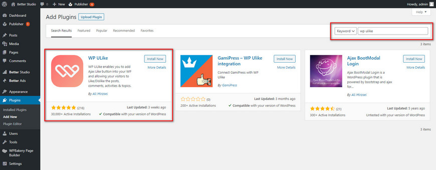 WP-ULike-Plugin-EN WP-ULike-Plugin-EN
