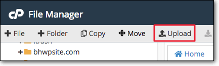 file-manager-upload-option