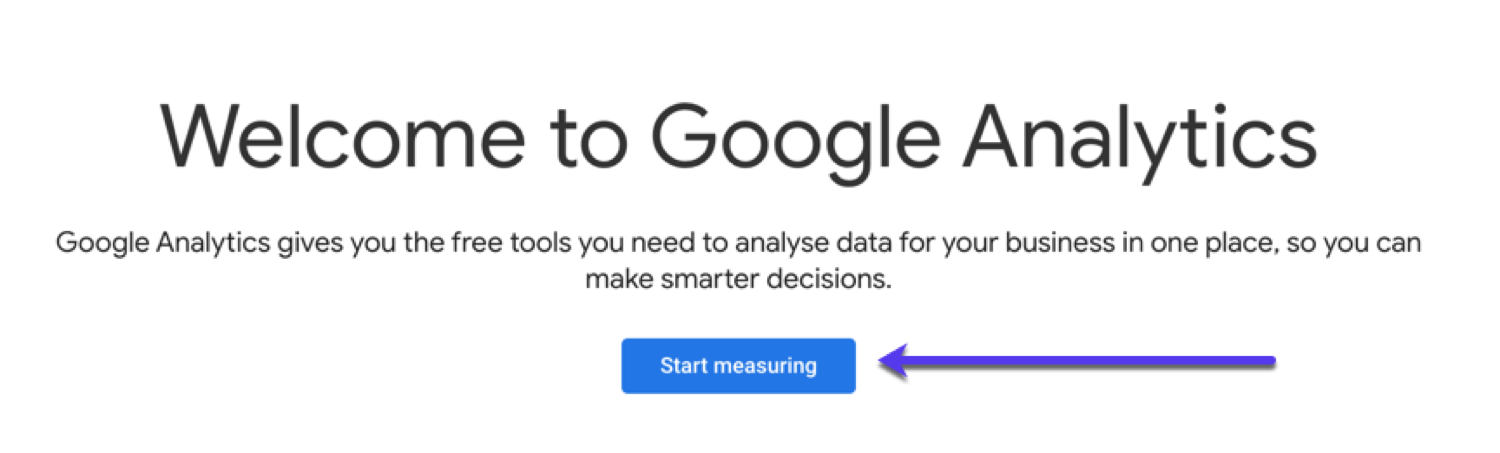 Google Analytics（分析）设置页