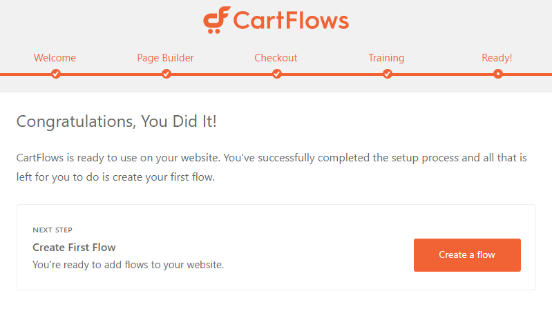 CartFlows最終設置步驟