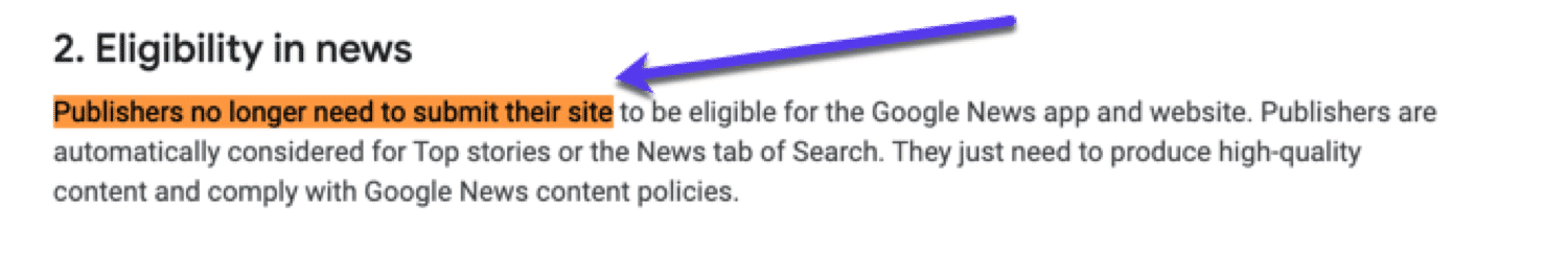 谷歌新聞資格