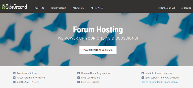 Forum_Hosting，SiteGround