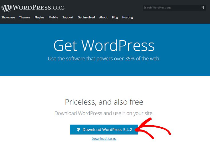 Download_WordPress“ width =” 733“ height =” 500“ class =” aligncenter size-full wp-image-246188“ srcset =” https://www.isitwp.com/wp-content/uploads/2020/06/Download_WordPress。 jpg 733w，https：//www.isitwp.com/wp-content/uploads/2020/06/Download_WordPress-300x205.jpg 300w“ size =”（max-width：733px）100vw，733px“></p>
<p>现在，您将有一个zip文件下载到您的计算机上。  从文件夹中提取所有文件。  然后，删除标有wp-content的文件夹。</p>
<p><img decoding=