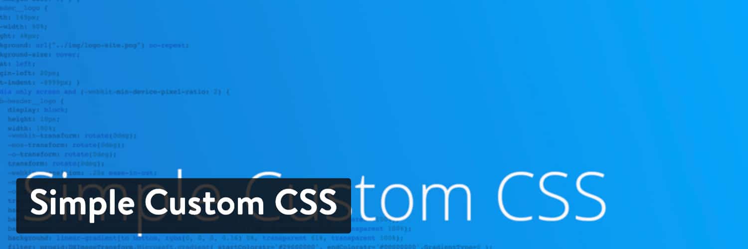 简单的自定义CSS WordPress插件