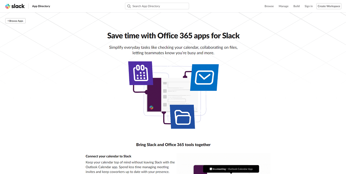 松弛的Microsoft Office 365集成